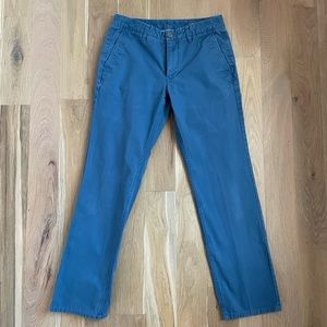BONOBOS Straight Leg Chino 31 /32 in Blue / Light Navy Blue